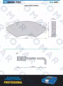 FOMAR FRICTION FO 484881